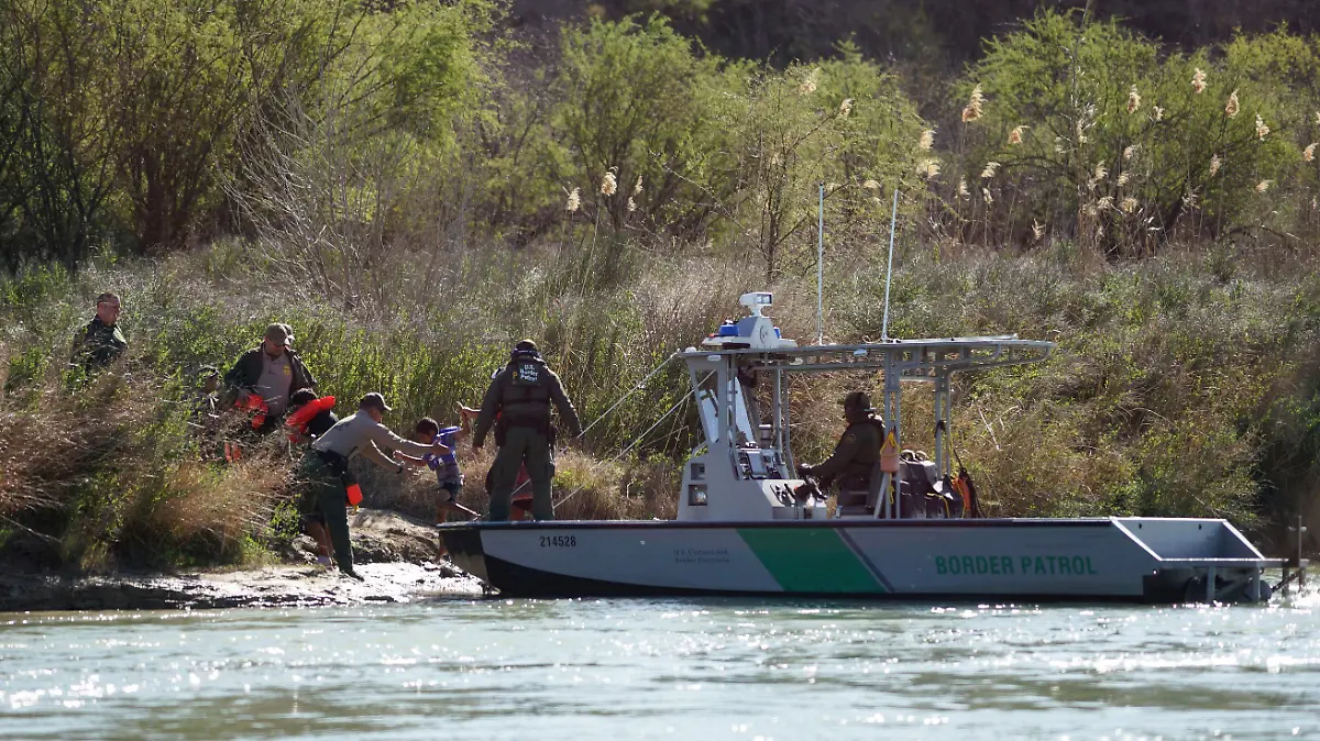 Migrantes Río Bravo